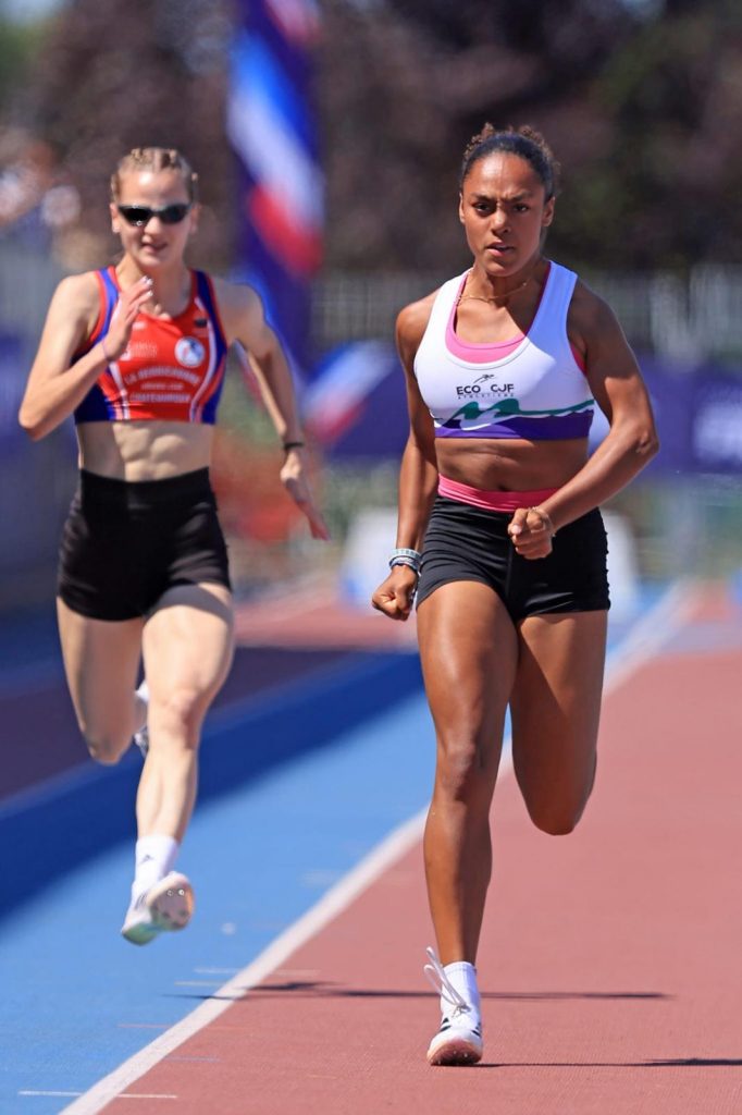 Marie Ngoussou Ngouyi a décroché l'or sur 100 m et 200 m lors des championnats de France. 