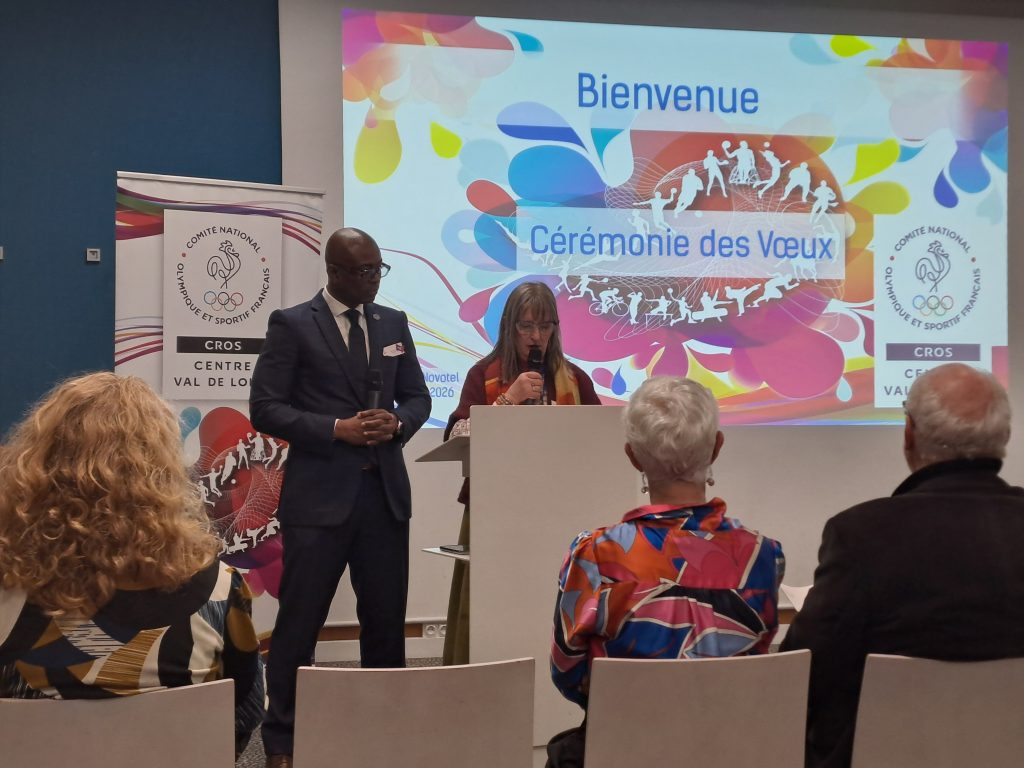 Véronique Bury et Abdoul Abdallah, co-présidents du Comité Régional Olympique et Sportif