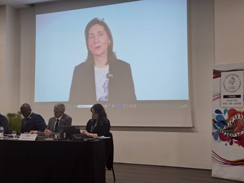 Amélie Oudéa-Castéra a adressé un message personnel au CROS et à ses équipes